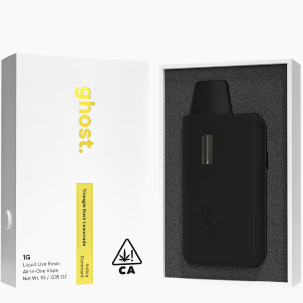 ghost. - Triangle Kush Lemonade - Liquid Live Resin All-In-One Vape 1g